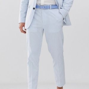 CLASSIC Blue & White Men's Seersucker Pant